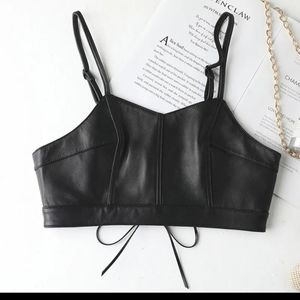 Genuine Leather bralet